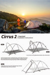 Cirrus Ultralight Tent 2 Person