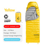 CW400 Envelope Type White Goose Down Sleeping Bag