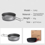 Lightweight High Strength Titanium Cookware