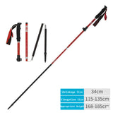 Folding Adjustable Trekking Poles Aluminum Alloy