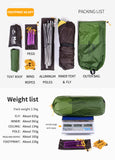 Cloud Peak Tent Ultralight Two Man Camping