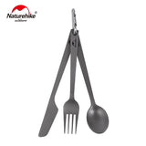 Lightweight Titanium Cutlery Knife Fork Spoon